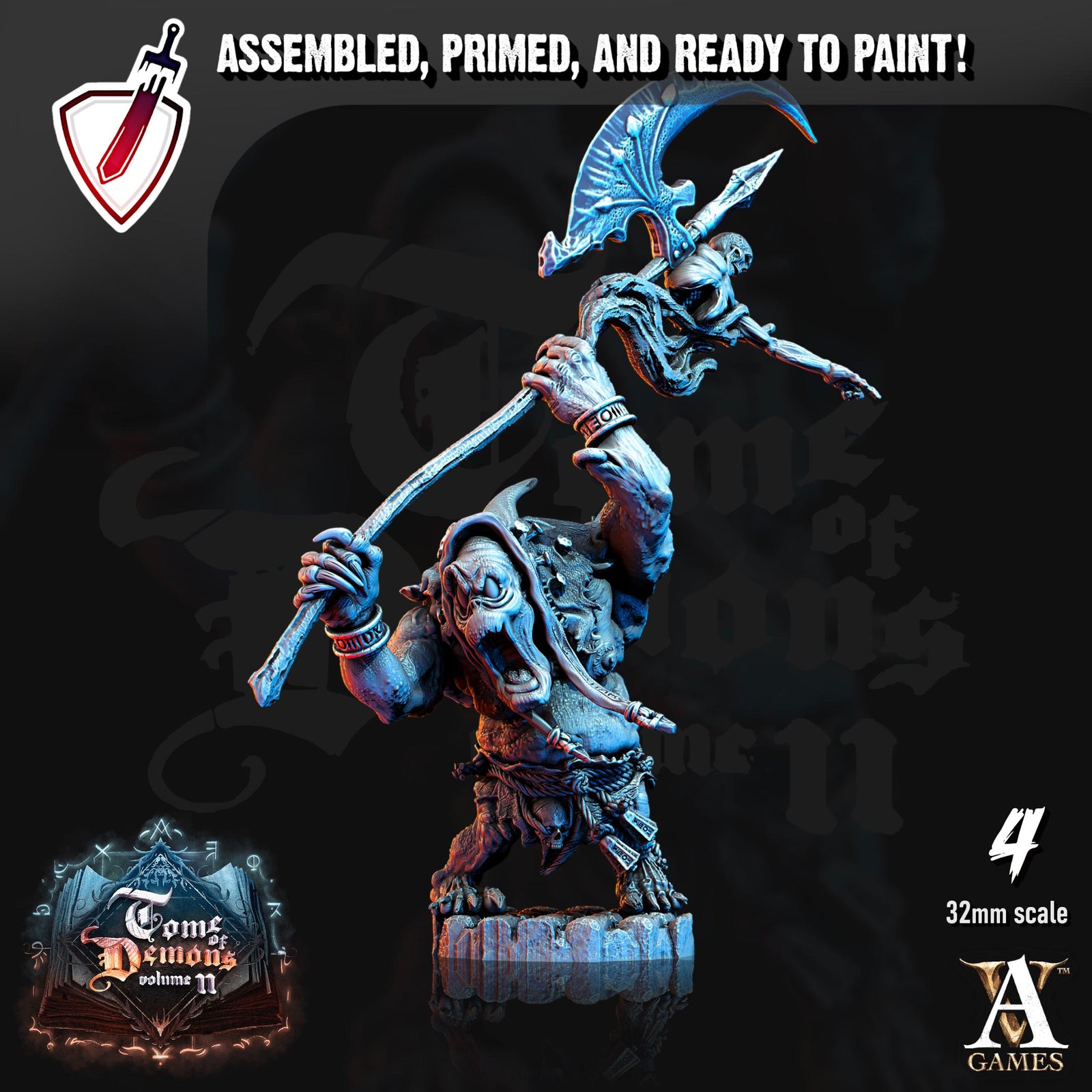 Bodach | Miniatures by Archvillain Games | Resin mini for tabletop gaming, D&D, Pathfinder, and painting | Assembled and Primed