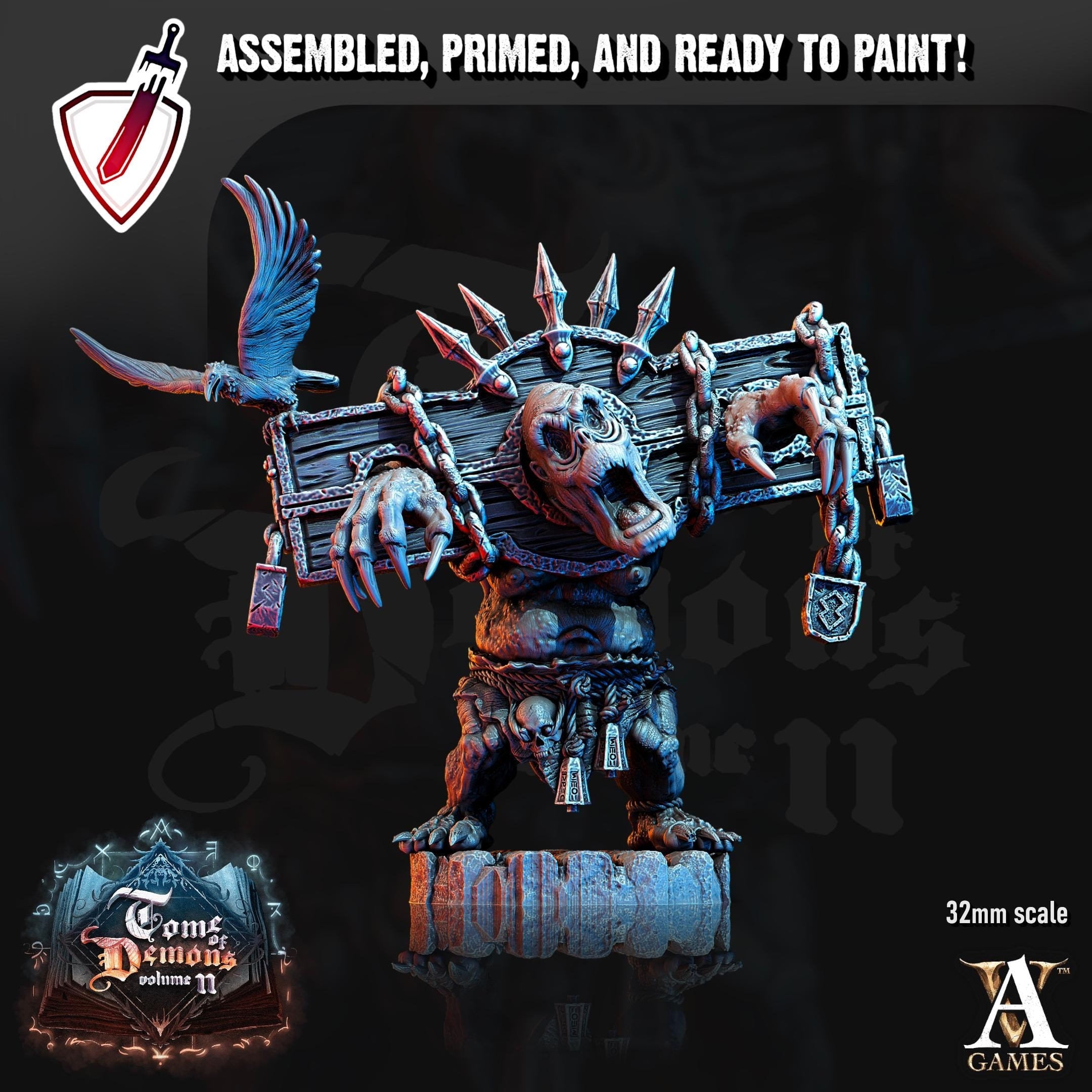 Bodach | Miniatures by Archvillain Games | Resin mini for tabletop gaming, D&D, Pathfinder, and painting | Assembled and Primed