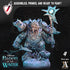Shakarkha Juggernauts | Miniatures by Archvillain Games | Resin mini for tabletop gaming, D&D, Pathfinder, painting | Assembled and Primed