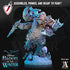 Shakarkha Juggernauts | Miniatures by Archvillain Games | Resin mini for tabletop gaming, D&D, Pathfinder, painting | Assembled and Primed