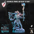 Shakarkha Tidebringers | Miniatures by Archvillain Games | Resin mini for tabletop gaming, D&D, Pathfinder, painting | Assembled and Primed
