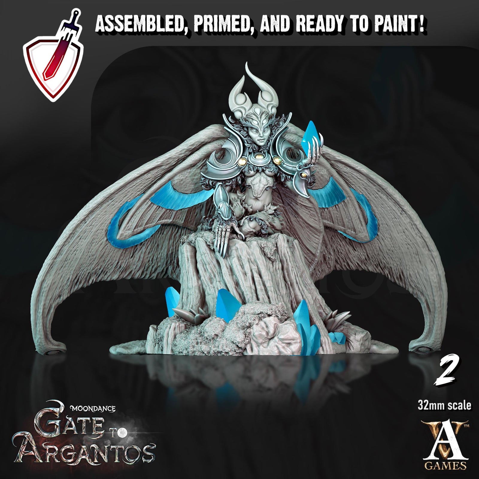 Luminae | Archvillain Games | Miniature | RESIN | Tabletop | RPG | Gaming | D&D | Pathfinder | Fully Assembled and Primed