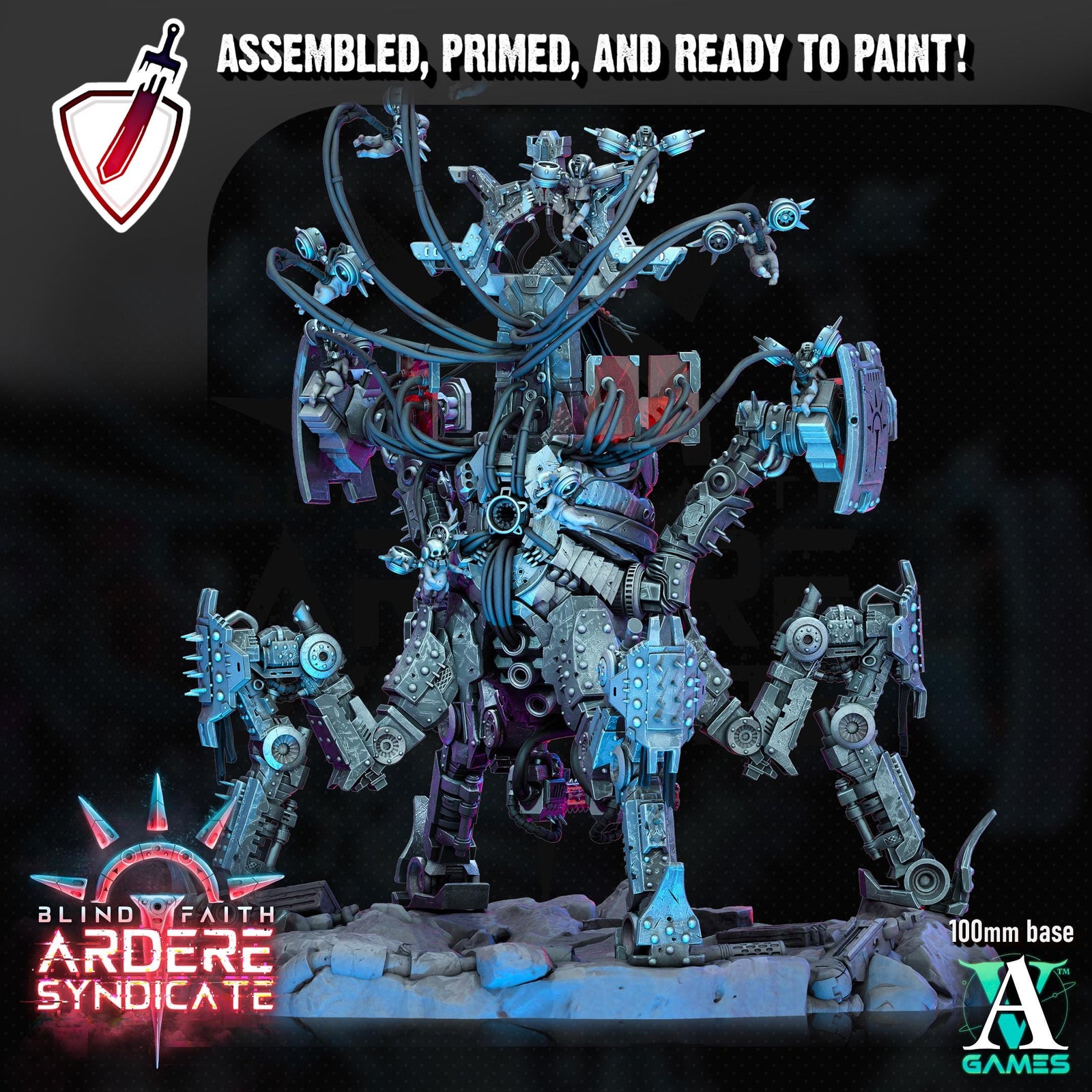 Matrise - Ardere Prophet | (Massive) Miniature by Archvillain Games | For Tabletop Gaming, D&D, Wargaming, Painting | Assembled and Primed