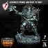 Gorkal Blessed Champions | Miniature by Archvillain Games | Resin mini for tabletop gaming, D&D, Pathfinder, painting | Assembled and Primed