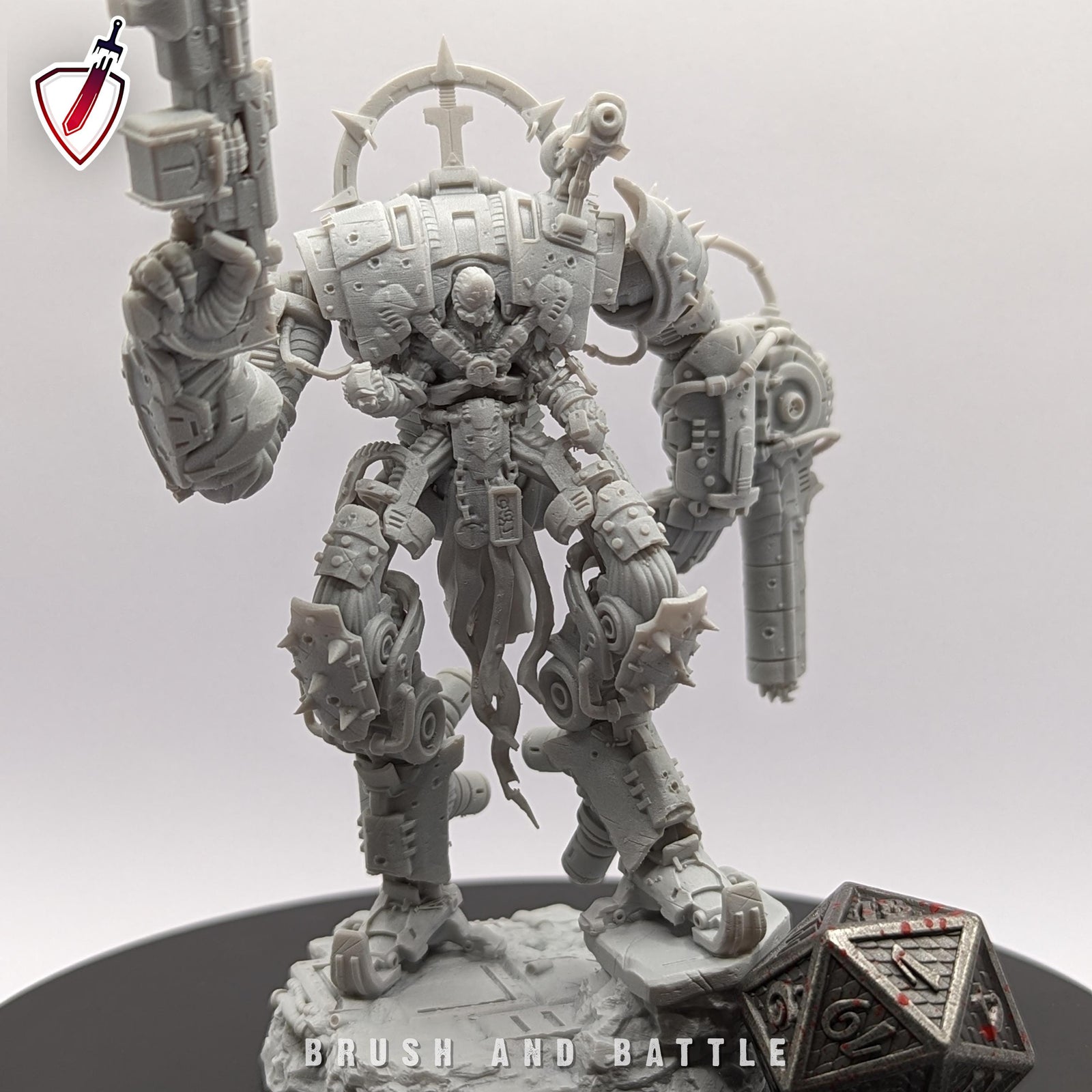 Arderite Sentinels | (Large) Miniatures by Archvillain Games | For Tabletop Gaming, D&D, Wargaming, and Painting | Assembled and Primed