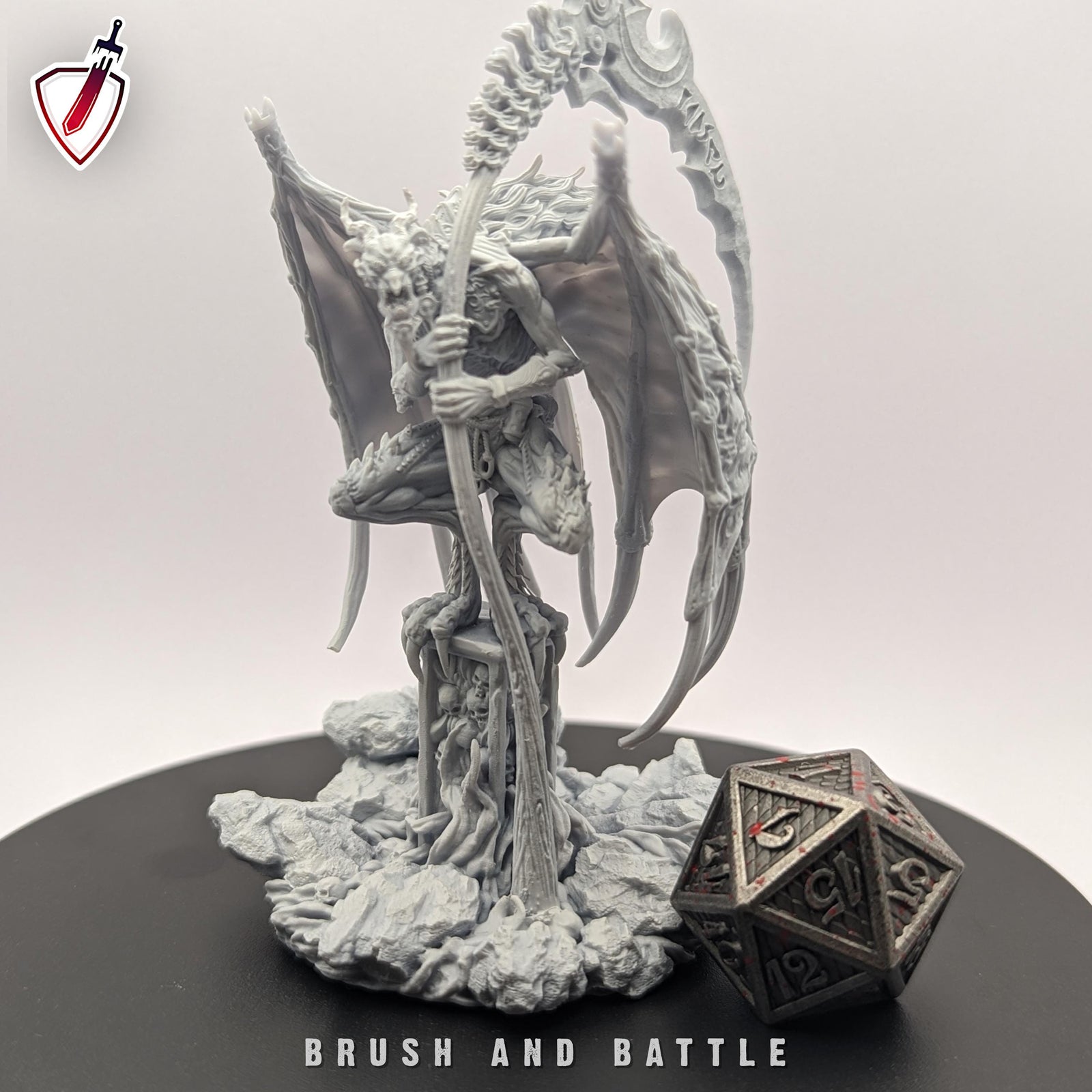 Bane Demons | Miniatures by Archvillain Games | Resin mini for tabletop gaming, D&D, Pathfinder, and painting | Assembled and Primed