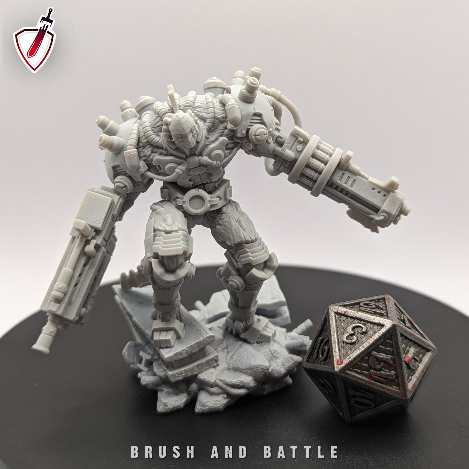 Transcended Fleshgrafts | Miniatures by Archvillain Games | Resin Mini for Tabletop Gaming, D&D, Wargaming, Painting | Assembled and Primed