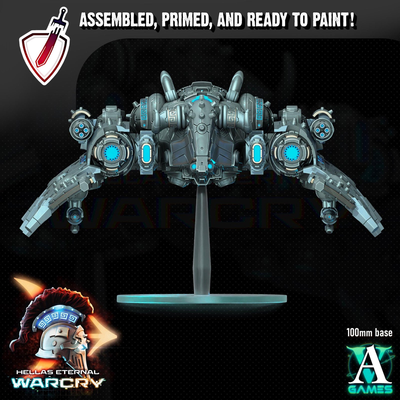 Apovasis | (Massive) Miniature by Archvillain Games | Resin Mini for Tabletop Gaming, D&D, Wargaming, Painting | Assembled and Primed