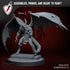 Gargoyles | Miniature by Mammoth Factory | Resin Mini For Tabletop Gaming, D&D, Pathfinder, and Painting | Assembled and Primed