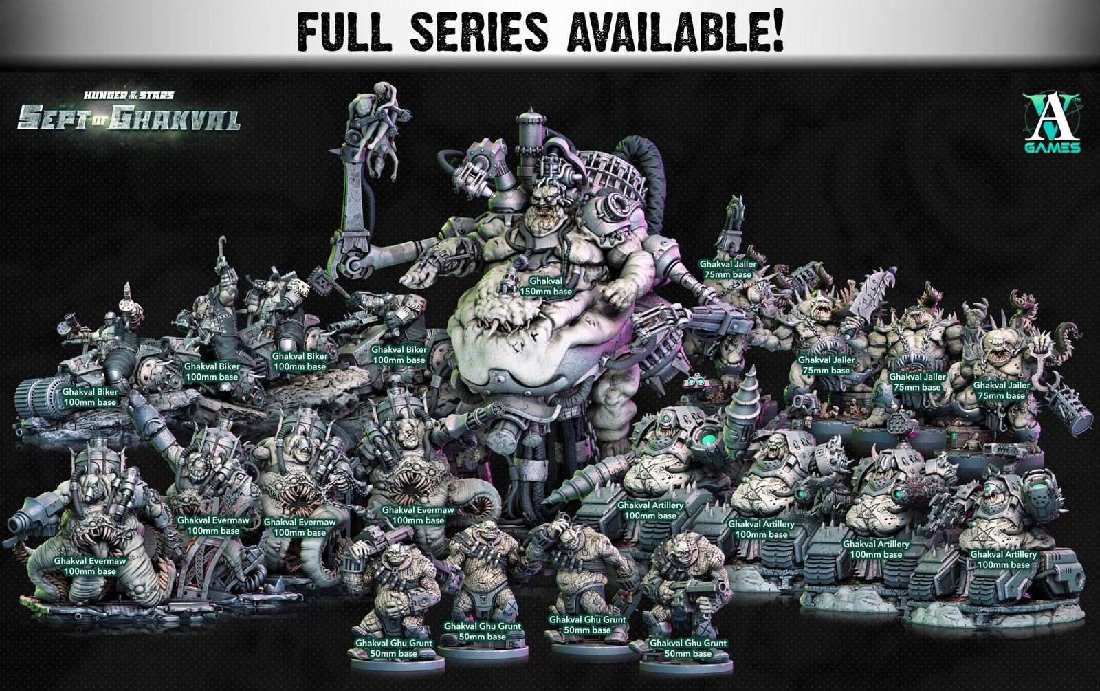 Ghakval Ghu Grunts | Miniatures by Archvillain Games | Resin Mini for Tabletop Gaming, D&D, Wargaming, Painting | Assembled and Primed