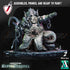 Ghakval Evermaws | (Large) Miniatures by Archvillain Games | Resin Mini for Tabletop Wargames, RPGs, and Painting | Assembled and Primed