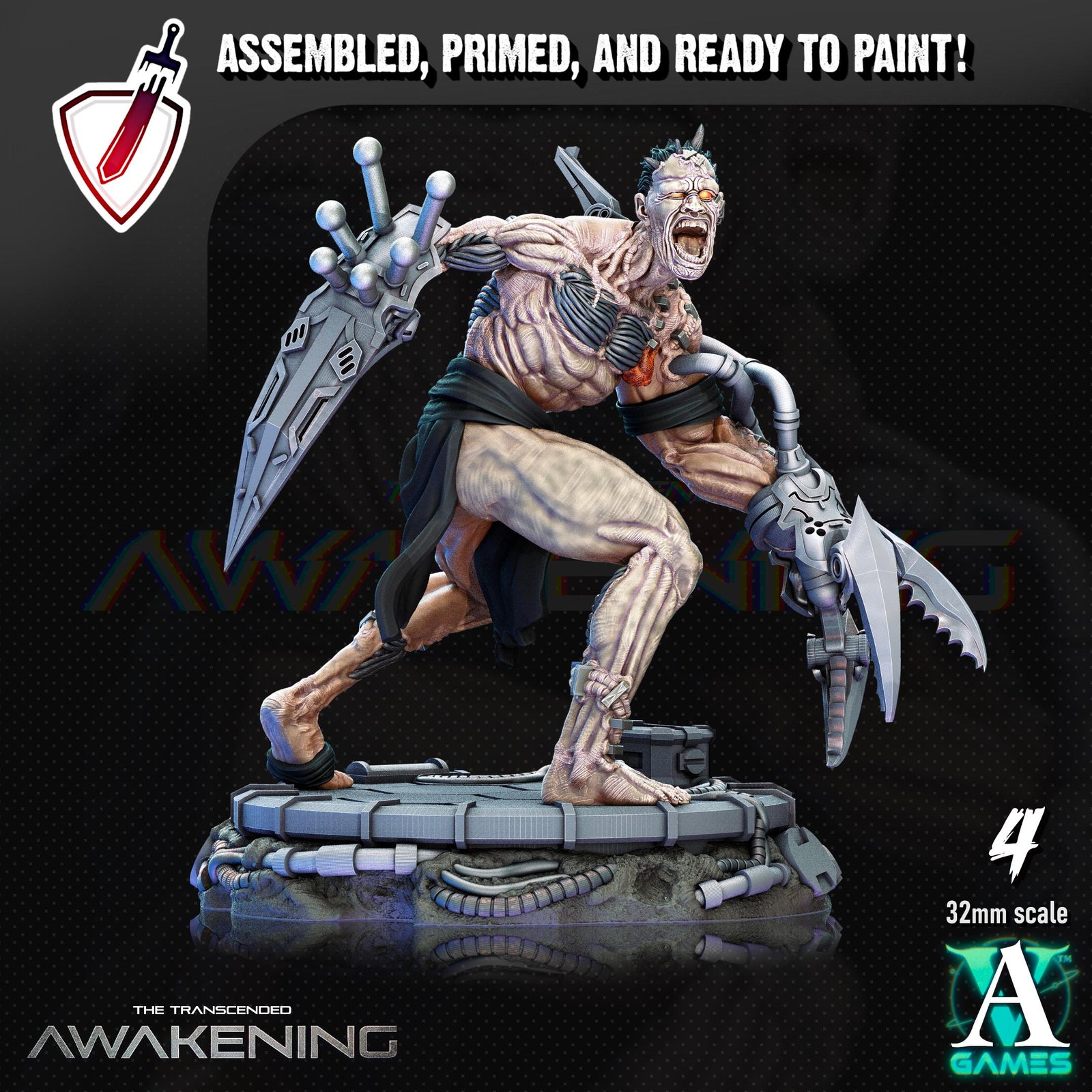 Transcended Leftovers | Miniatures by Archvillain Games | Resin Mini for Tabletop Gaming, D&D, Wargaming, Painting | Assembled and Primed