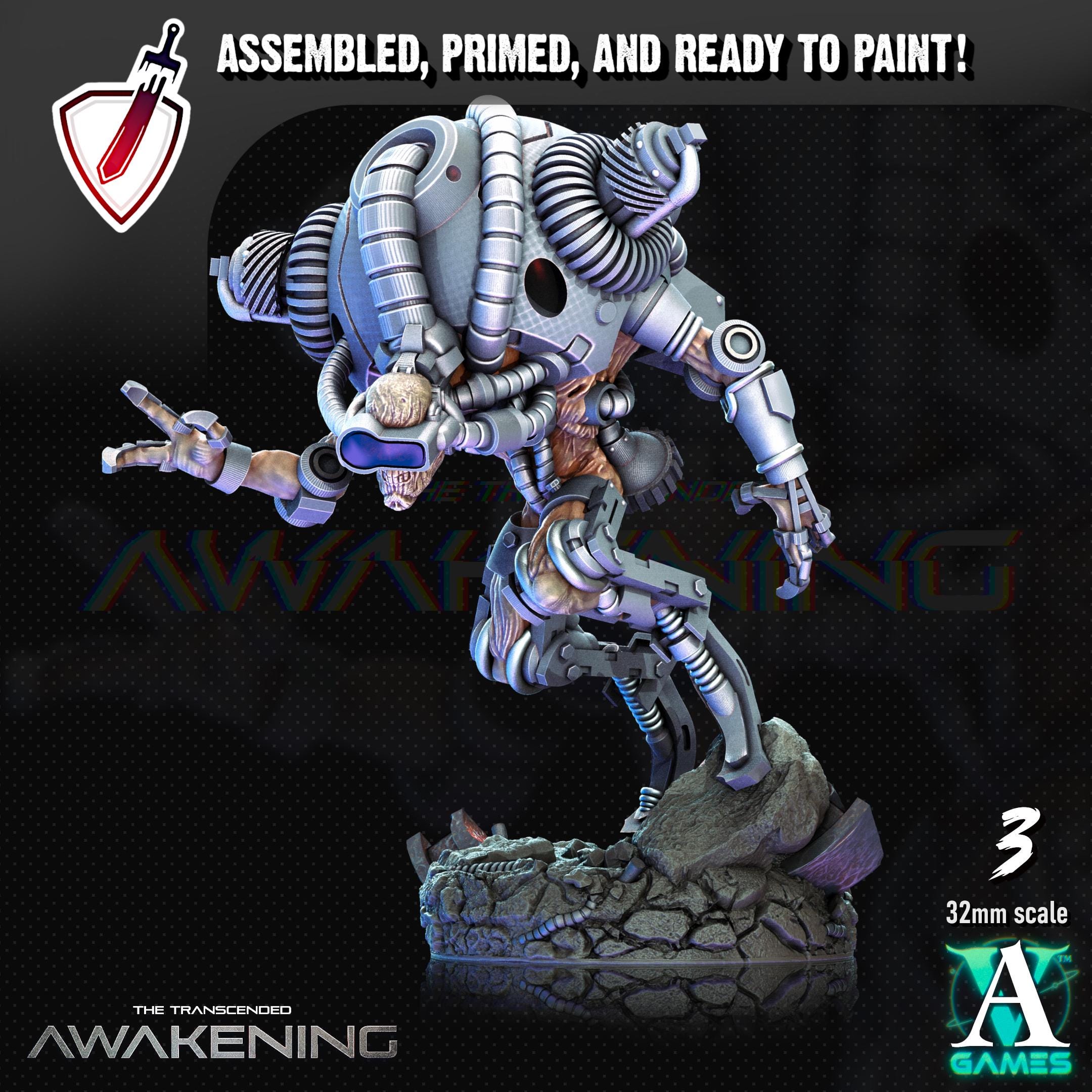 Transcended Meltabags | Miniatures by Archvillain Games | Resin Mini for Tabletop Gaming, D&D, Wargaming, Painting | Assembled and Primed