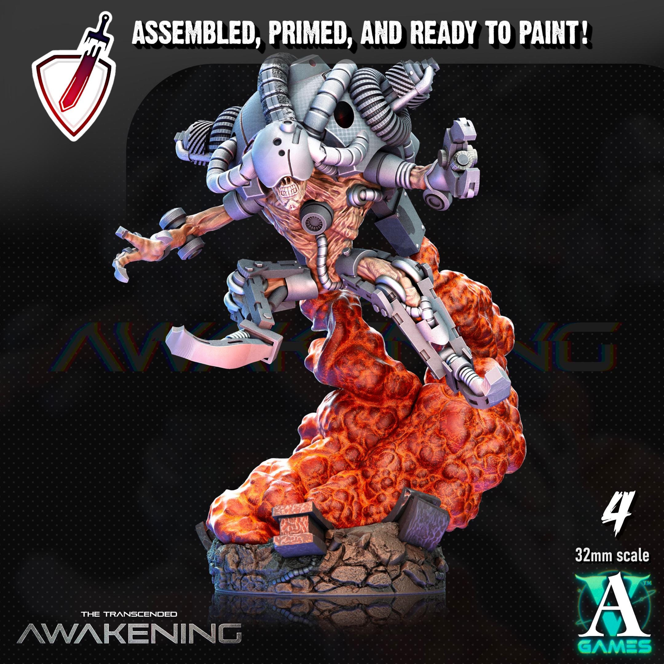 Transcended Meltabags | Miniatures by Archvillain Games | Resin Mini for Tabletop Gaming, D&D, Wargaming, Painting | Assembled and Primed
