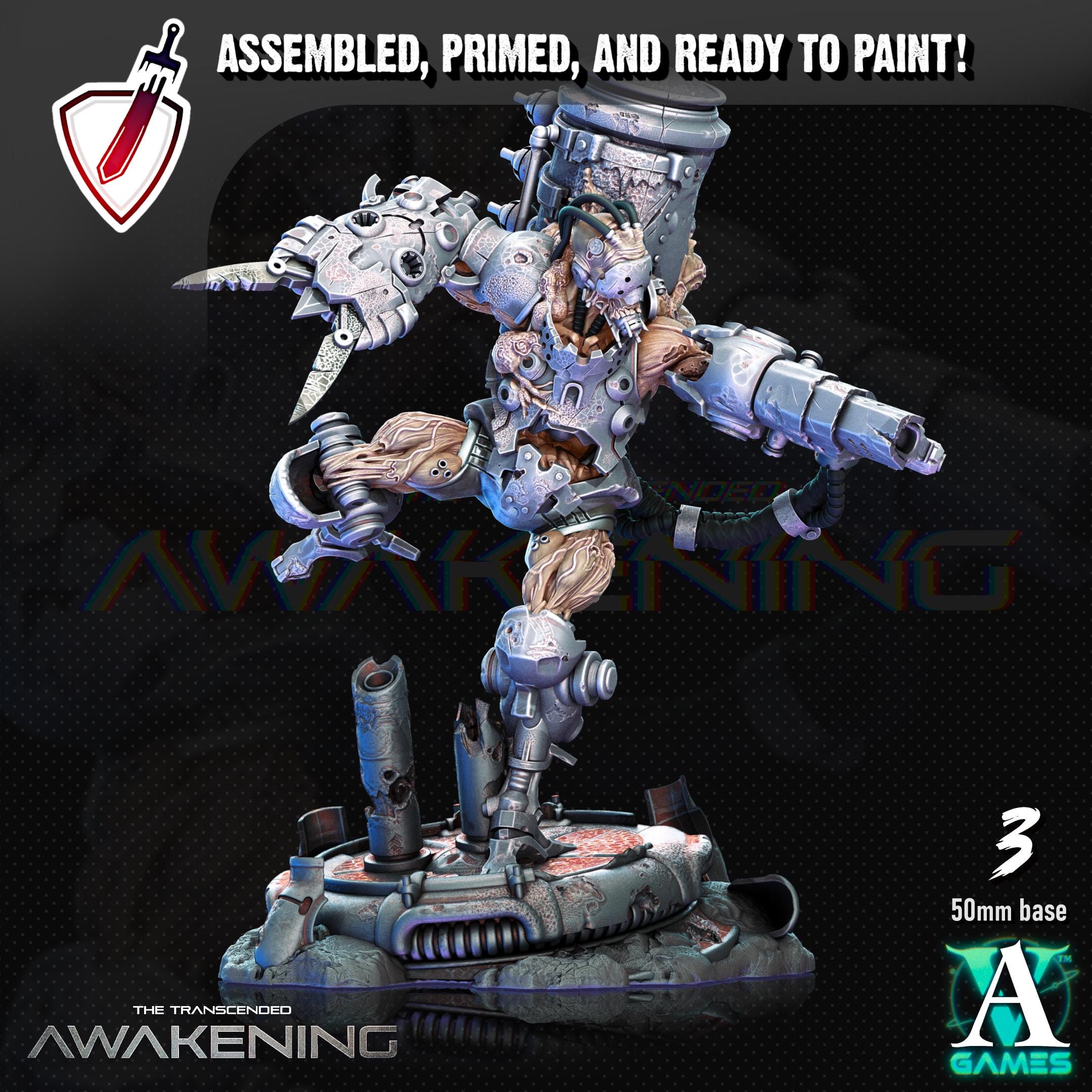 Transcended Reservoirs | Miniatures by Archvillain Games | Resin Mini for Tabletop Gaming, D&D, Wargaming, Painting | Assembled and Primed