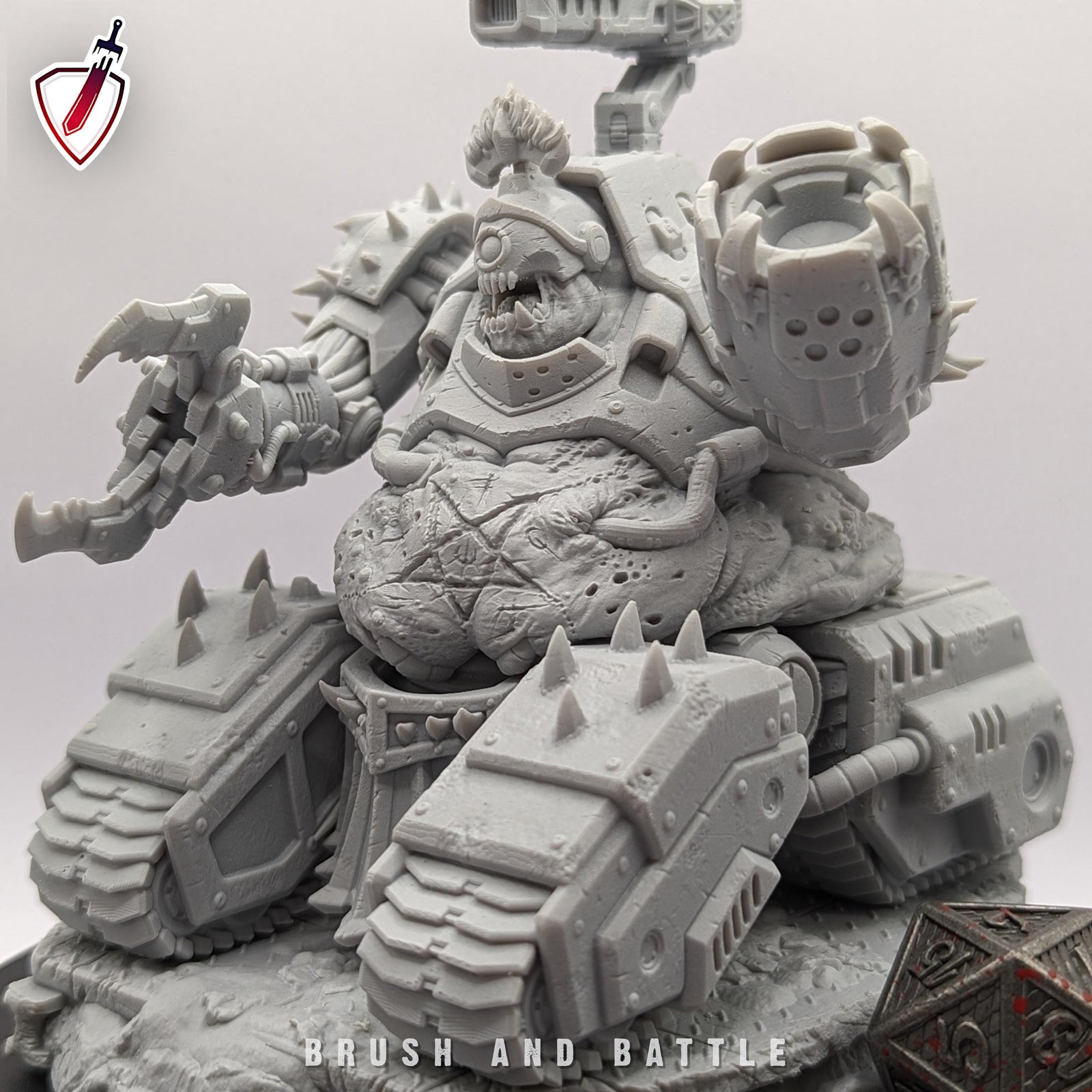 Ghakval Artillery | (Large) Miniatures by Archvillain Games | Resin Mini for Tabletop Wargames, RPGs, and Painting | Assembled and Primed