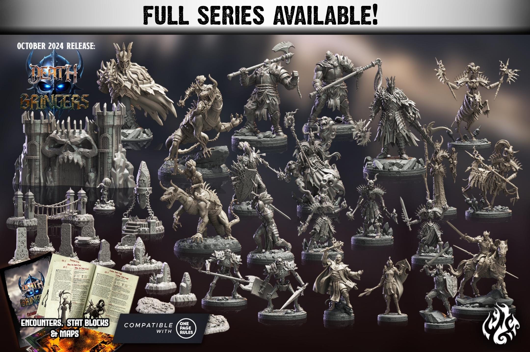 Niklas the Death Cleric | Miniature by Crippled God Foundry | For Tabletop Gaming, D&D, Pathfinder, Painting | Assembled and Primed