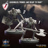Skeleton Squires | Miniatures by Crippled God Foundry | Resin Mini For Tabletop Gaming, D&D, Pathfinder, Painting | Assembled and Primed