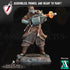 Morior Light Infantry | Miniatures by Archvillain Games | Resin Mini for Tabletop Gaming, D&D, Wargaming, Painting | Assembled and Primed