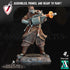 Morior Light Infantry | Miniatures by Archvillain Games | Resin Mini for Tabletop Gaming, D&D, Wargaming, Painting | Assembled and Primed