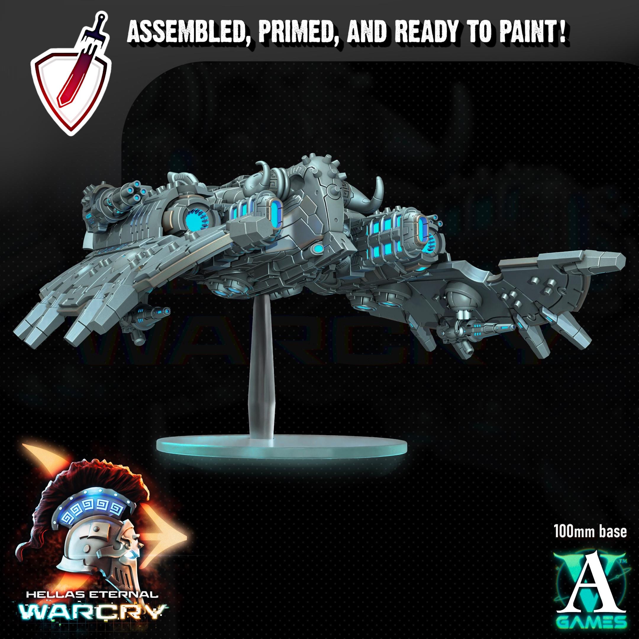 Apovasis | (Massive) Miniature by Archvillain Games | Resin Mini for Tabletop Gaming, D&D, Wargaming, Painting | Assembled and Primed