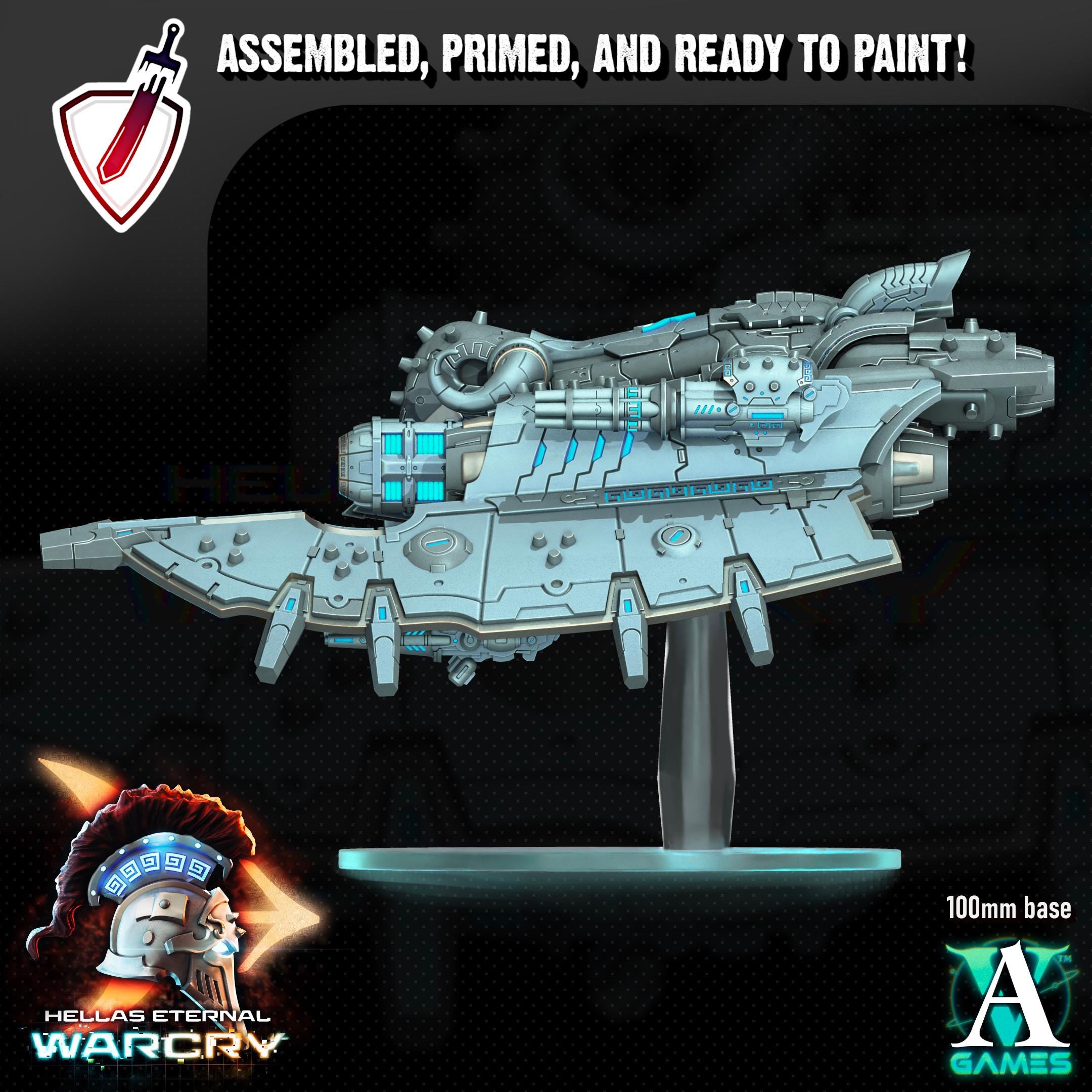 Apovasis | (Massive) Miniature by Archvillain Games | Resin Mini for Tabletop Gaming, D&D, Wargaming, Painting | Assembled and Primed