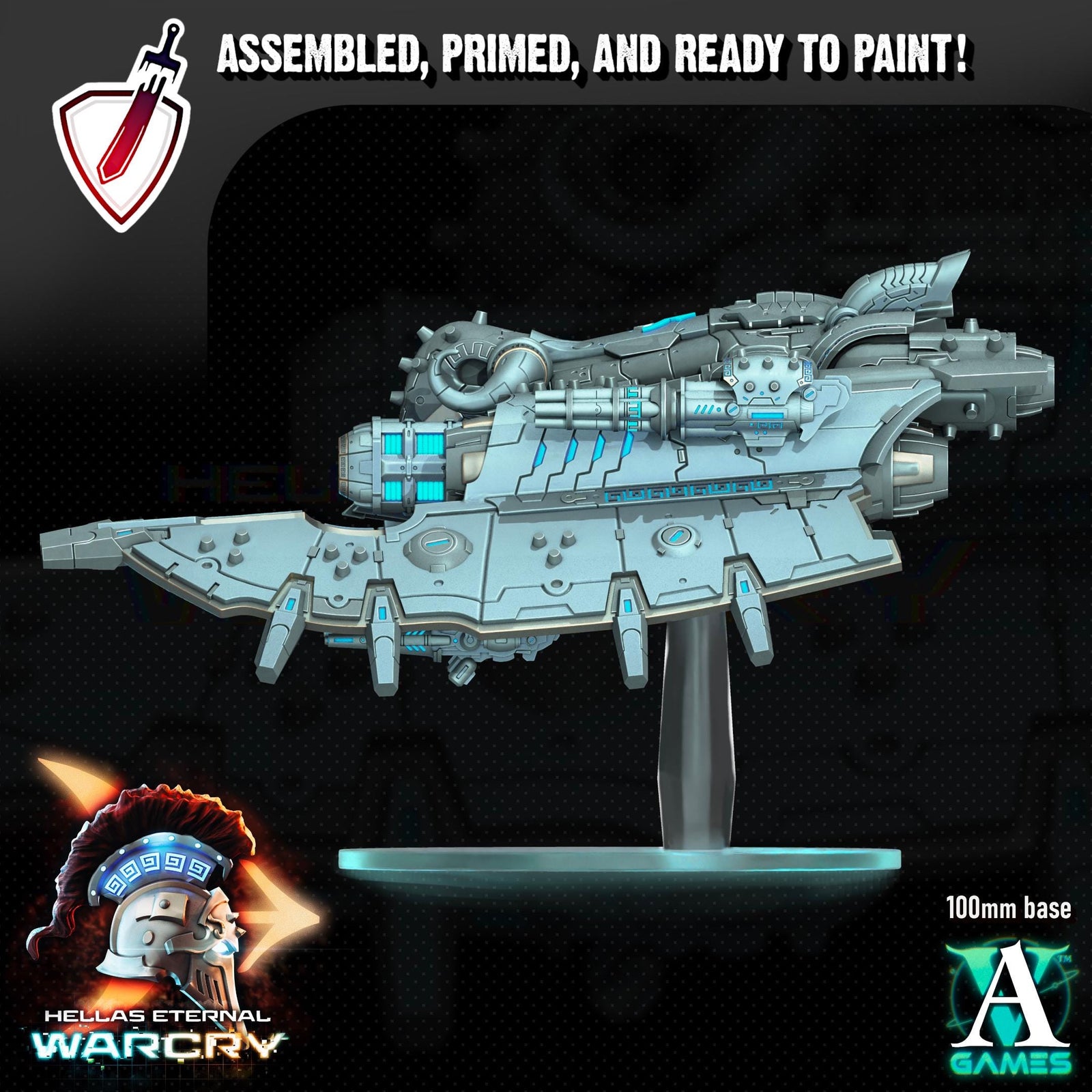 Apovasis | (Massive) Miniature by Archvillain Games | Resin Mini for Tabletop Gaming, D&D, Wargaming, Painting | Assembled and Primed