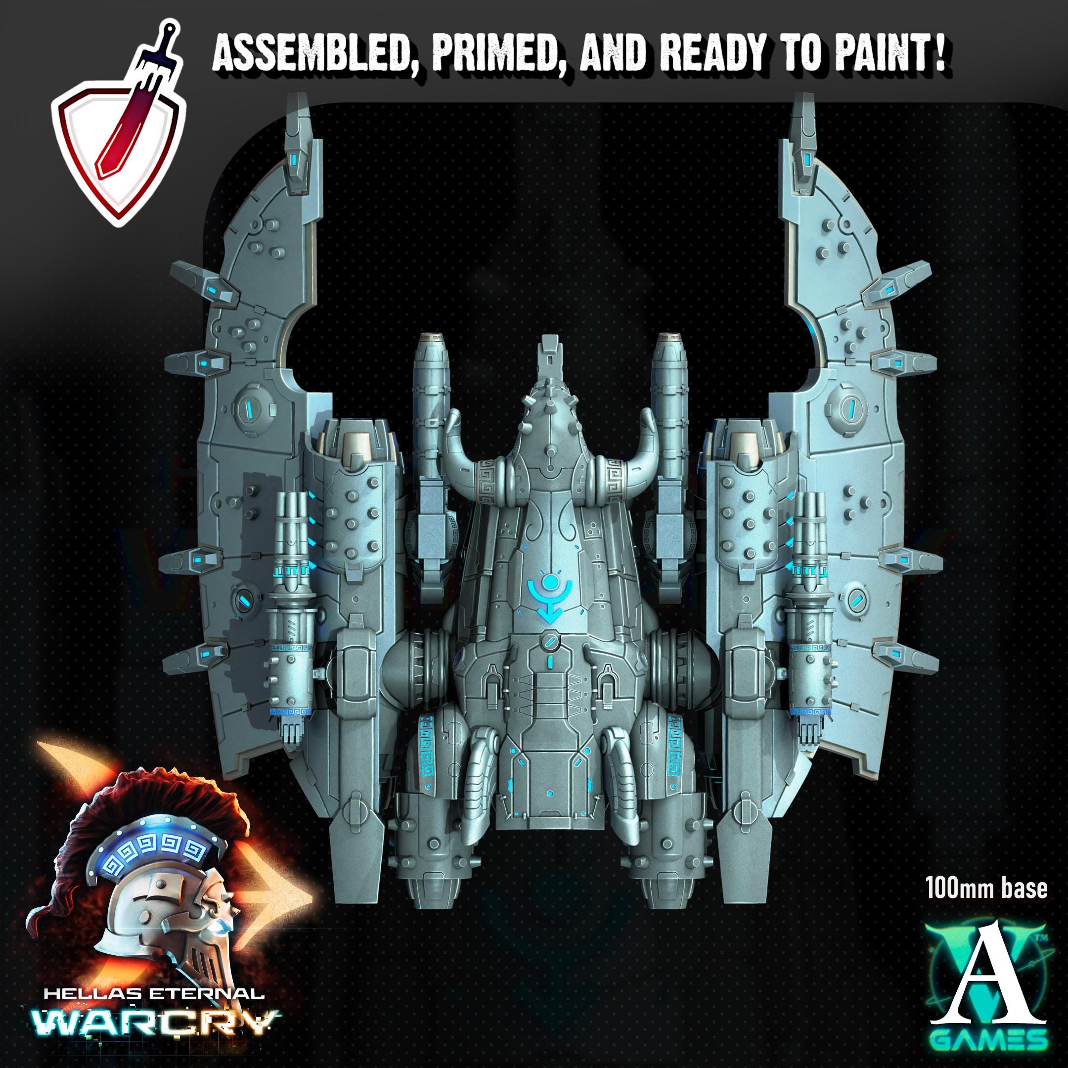Apovasis | (Massive) Miniature by Archvillain Games | Resin Mini for Tabletop Gaming, D&D, Wargaming, Painting | Assembled and Primed