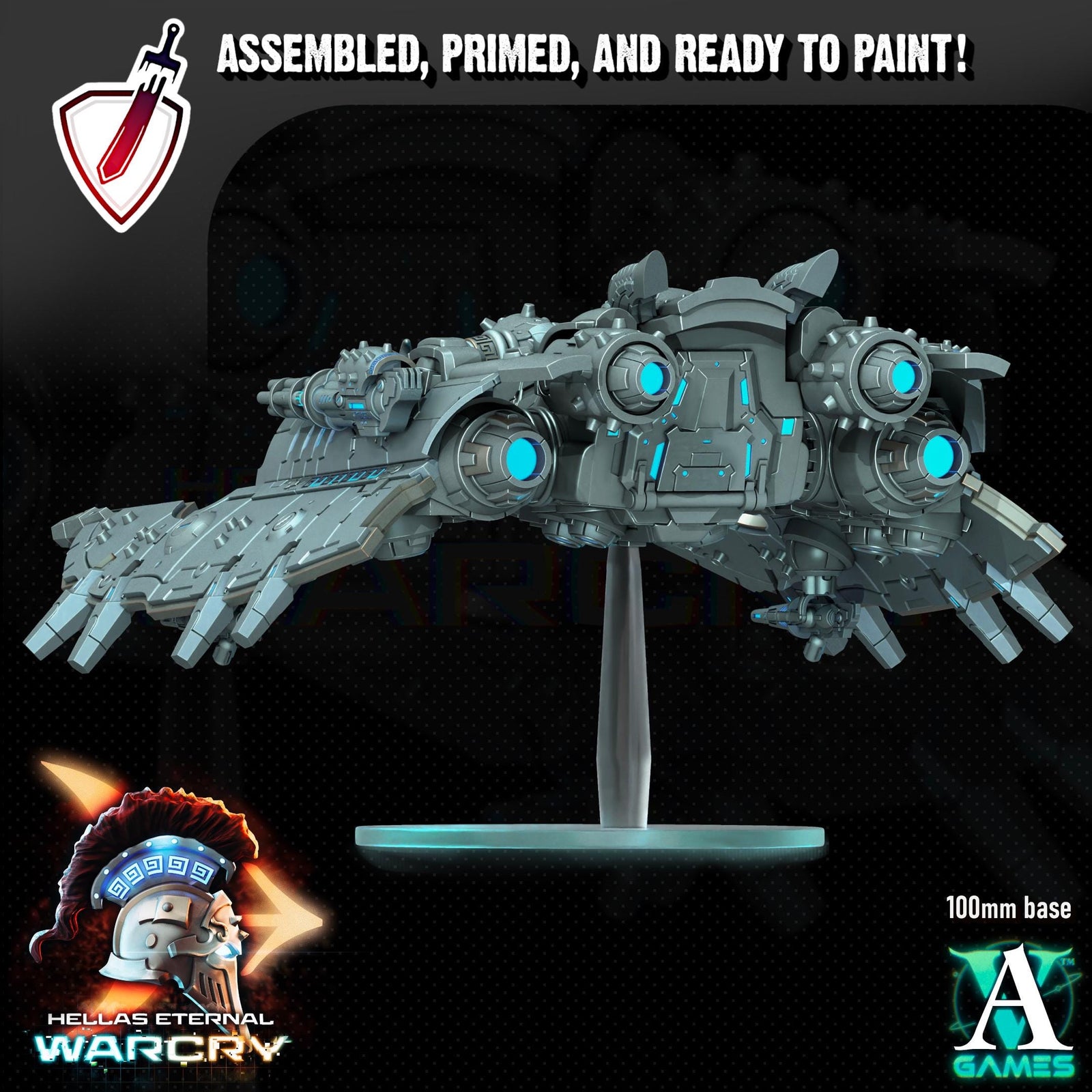Apovasis | (Massive) Miniature by Archvillain Games | Resin Mini for Tabletop Gaming, D&D, Wargaming, Painting | Assembled and Primed
