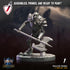 Skeleton Squires | Miniatures by Crippled God Foundry | Resin Mini For Tabletop Gaming, D&D, Pathfinder, Painting | Assembled and Primed