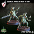 Plague Demons | Miniatures by Crippled God Foundry | Resin Mini For Tabletop Gaming, D&D, Pathfinder, and Painting | Assembled and Primed
