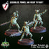 Plague Demons | Miniatures by Crippled God Foundry | Resin Mini For Tabletop Gaming, D&D, Pathfinder, and Painting | Assembled and Primed