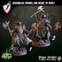 Plague Knights | Miniatures by Crippled God Foundry | Resin Mini For Tabletop Gaming, D&D, Pathfinder, and Painting | Assembled and Primed