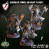 Plague Knights | Miniatures by Crippled God Foundry | Resin Mini For Tabletop Gaming, D&D, Pathfinder, and Painting | Assembled and Primed