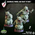 Rottlings | Miniatures by Crippled God Foundry | Resin Mini For Tabletop Gaming, D&D, Pathfinder, and Painting | Assembled and Primed