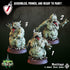 Rottlings | Miniatures by Crippled God Foundry | Resin Mini For Tabletop Gaming, D&D, Pathfinder, and Painting | Assembled and Primed