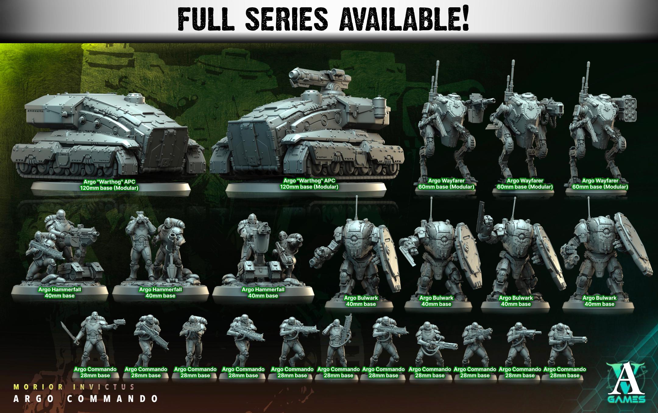 Argo Hammerfall | Miniatures by Archvillain Games | Resin Mini For Tabletop Wargaming, RPGs, and Painting | Assembled and Primed