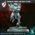 Hellscape Harrier | Miniatures by Archvillain Games | Resin Mini for Tabletop Gaming, D&D, Wargaming, and Painting | Assembled and Primed