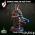 Brother Grobian, War Priest | Miniature by Crippled God Foundry | For Tabletop Gaming, D&D, Pathfinder, and Painting | Assembled and Primed