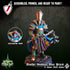 Brother Grobian, War Priest | Miniature by Crippled God Foundry | For Tabletop Gaming, D&D, Pathfinder, and Painting | Assembled and Primed