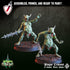 Plague Demons | Miniatures by Crippled God Foundry | Resin Mini For Tabletop Gaming, D&D, Pathfinder, and Painting | Assembled and Primed