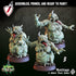 Rottlings | Miniatures by Crippled God Foundry | Resin Mini For Tabletop Gaming, D&D, Pathfinder, and Painting | Assembled and Primed