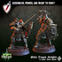 Silver Dragon Knights | Miniatures by Crippled God Foundry | For Tabletop Gaming, D&D, Pathfinder, and Painting | Assembled and Primed