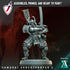 Samurai Shocktrooper | Resin Miniatures by Archvillain Games | For Tabletop Gaming, D&D, Wargaming, Painting | Assembled and Primed - Brush and Battle