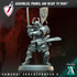 Samurai Shocktrooper | Resin Miniatures by Archvillain Games | For Tabletop Gaming, D&D, Wargaming, Painting | Assembled and Primed - Brush and Battle