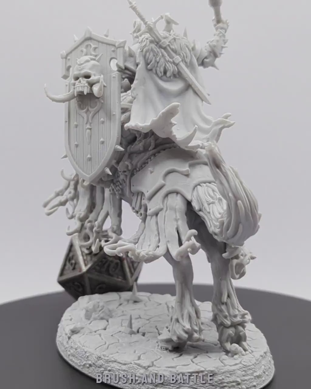 Heralds of Wrath | Miniatures by Archvillain Games | Resin mini for tabletop gaming, D&D, Pathfinder, painting | Assembled and Primed