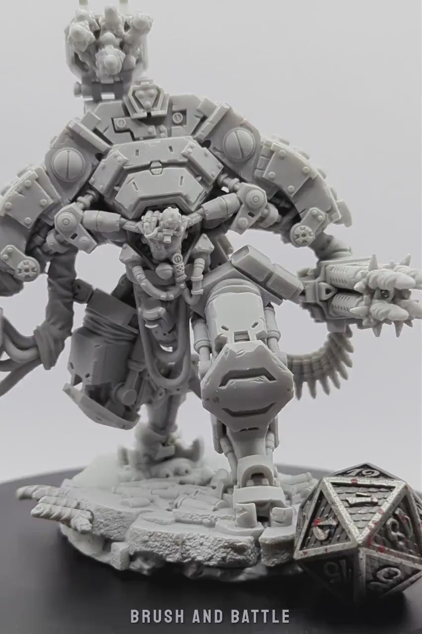 Transcended Vestators | Miniatures by Archvillain Games | Resin Mini for Tabletop Gaming, D&D, Wargaming, Painting | Assembled and Primed