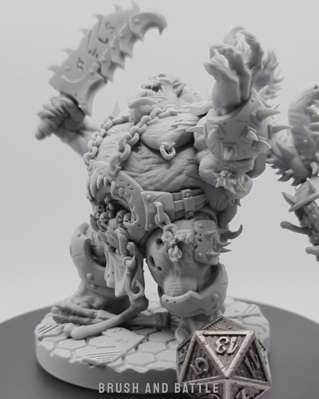 Ghakval Jailers | (Large) Miniatures by Archvillain Games | Resin Mini for Tabletop Gaming, D&D, Wargaming, Painting | Assembled and Primed