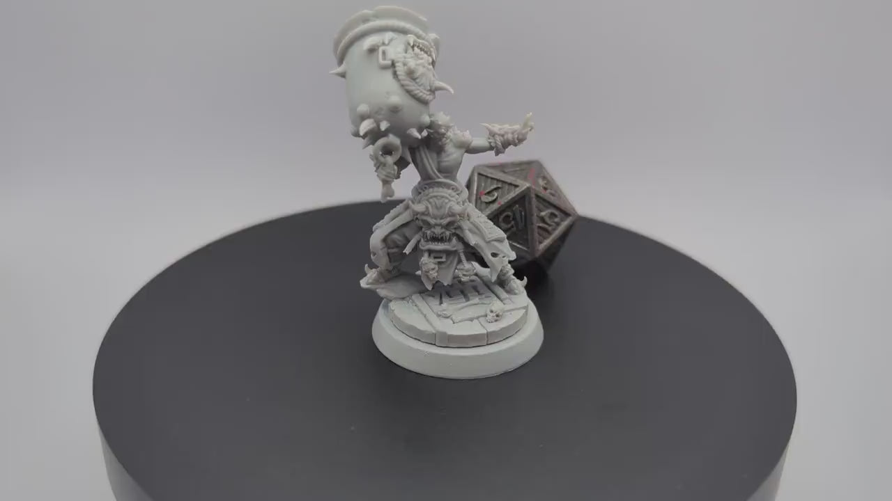 Sohei Ire | Miniatures by Archvillain Games | Resin mini for tabletop gaming, D&D, Pathfinder, and painting | Assembled and Primed