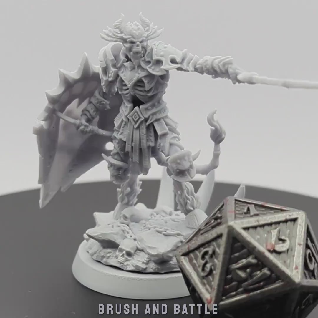 Demonskulls | Miniatures by Archvillain Games | Resin mini for tabletop gaming, D&D, Pathfinder, and painting | Assembled and Primed